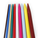 Set of 20Pcs 2.0-6.5mm Plastic Knitting Needles Single Pointed Needles 10 M M4Z4