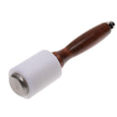 Wood Handle Leather Craft Awl Hammer for Hand Carving Stamping Leather DIY