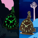 Cartoon Princess Alarm Clock Desk Night Light Wake Up Table Clock Kids Gift