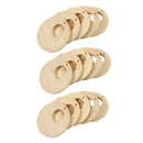 150pcs Natural Round Unfinished Wood Pendants Wooden Circles 30mm 40mm 50mm