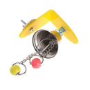 Pet Parrot Bird Bites Climb Chew Bell Toys Swing Cage Cockatiel Parakeet Ha V2E8
