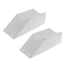 2x Foam Leg Elevator Cushion Orthopedic Surgery Support Elevation Pillow White