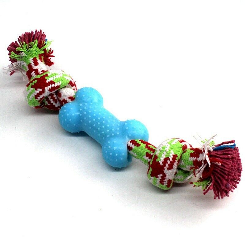 Pet Dog Toys Molar Tooth Cleaning Resistance To Bite Pet Toys Training Game V1C5
