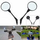 1Pair Universal Folding Motorcycle Side Rearview Mirror 10mm For KawasakiJA-Q