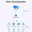 Bluetooth USB adapter 5.0 desktop computer transmitter keyboard mouse wirel J7W8