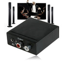 Digital Optical Toslink Coaxial signal to Analog L/R RCA Audio Adapter Converter