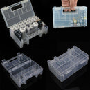 Portable Transparent Plastic Battery Case Holder Storage Box for /A Battery New