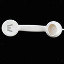 Classic Headphone MIC Microphone for 3.5mm Jacks Phone, Pink+White