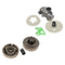2 Sets Oil Pump Gasket Worm Gear Spur Wheel Fits for Stihl 038 048 380 381 Lawn