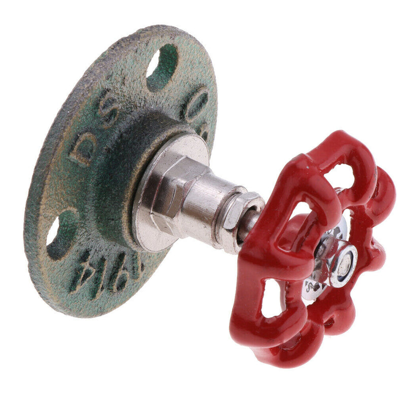 4Pieces Industrial Rustic Wall Mounted Hand Wheel Hook Coat Hat Clothes Hook