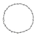 Barbed Wire Necklace Men Women Hip-Hop Punk Style Chain Choker Jewelry (1) A