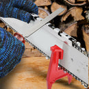 Set Of 10 Chainsaw Sharpening Kit Sharpener Tool Files Set With Storage Pou R5A9
