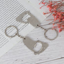 Sole Shaped Metal Ring Key Chain Bottle Opener Kitchen Tools Foot beer open3C