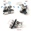 2pcs Stainless Steel Universal Car Auto Hood LED Work Light Bracket Holders