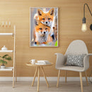 Drawing Art Full Round Drill Animal Fox 5D Kit DIY Diamond Painting (LD483)
