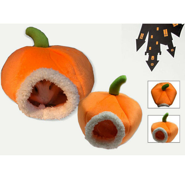 Nest Box For Small Animals In The Shape Of A Pumpkin For A Guinea Pig Bed