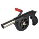 Manual BBQ Fan Air Blower Outdoor Picnic Grill