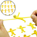 5Pcs anti stress squeeze yellow guy novelty & gag toys decompression fun to3c