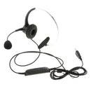 Computer USB Headset Over-The-Head Headphone With Noise Cancelling Mic