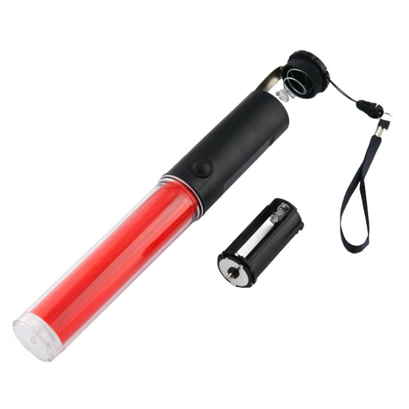 10" Signal Traffic Light Wand Baton LED Flashlight Beacon Fluorescent Lamp