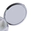 Portable Metal Pill Box Medicine Organizer Storage Container Folding Pill C M&