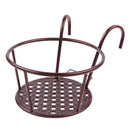 2Pieces Potted Flower Hangin Basket Heavy-duty Planter Braceket for Garden