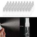 5pc Refillable Plastic Fine Mist Perfume Make Up Clear