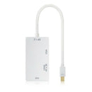 Mini DisplayPort female 3 in 1 adapter DisplayPort 1.2, full 4 Kx 2 K resol
