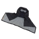 Stripe Work Hat Lab Working Dust Proof Cap Hooded Shawl With Glasses