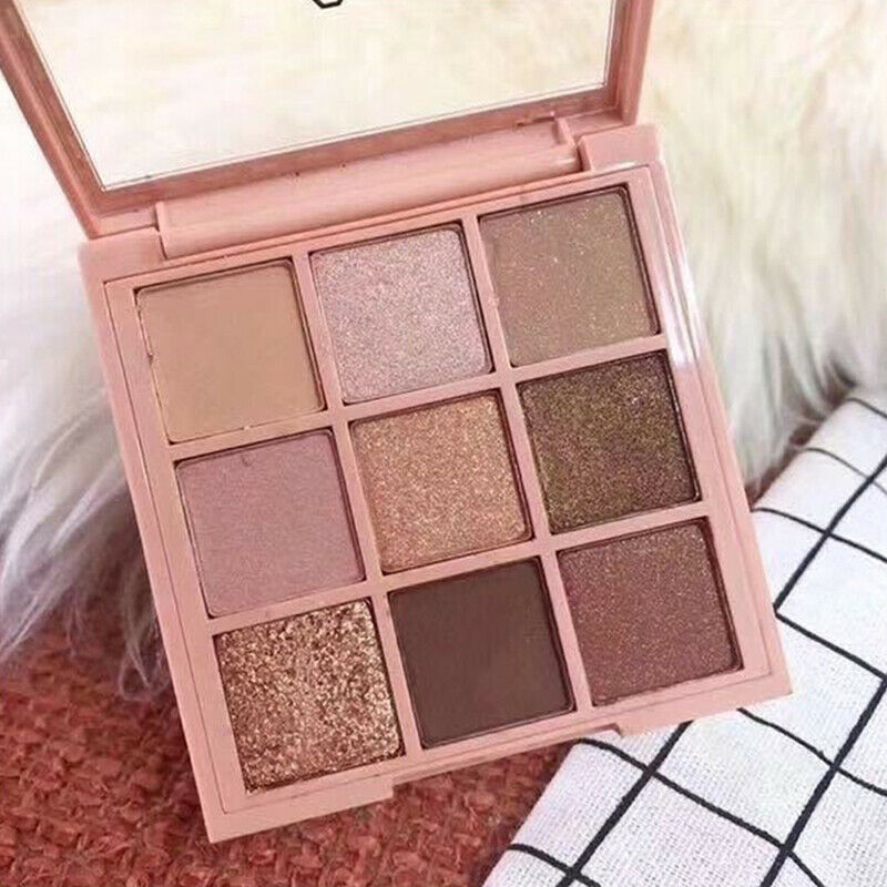 9 Color Makeup Eyeshadow Pallete Waterproof Glitter Eyeliner Shimmer MakeupJ Kw