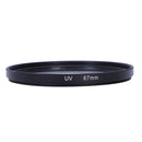 Black Aluminum Frame 67mm Multi Coated UV Filter Lens for DSLR Camera