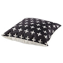 Pillow Case Black And White Pattern Pillow Case Cotton Linen Print 45x45Cm  Y5B3