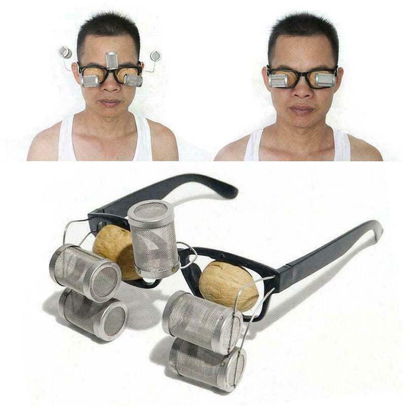 Eyes Moxa Burner Glasses Roll Holder Stick Moxibustion Tool Walnut Therapy F0L2