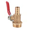 1/4 12MM M/F Full Port Inline Brass Water Air Gas Fuel Line Shut-off BallValve3C