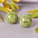 2Pcs Stress Hand Wrist Natural Jade Ball Health Hand Massage Ball BallHT FT