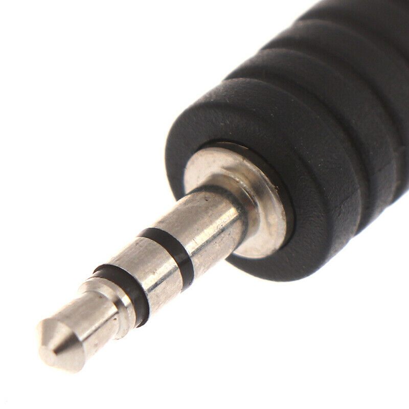 2pcs 3.5mm Stereo Male to Male Jack Audio Plug Connector Adapter Joiner JR