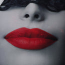 Pack 3 Art Oil Painting Canvas Picture Red Lips Wall Home Room Decor 40x40cm