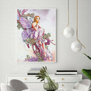 5D DIY Special Shaped Diamond Painting Girl Embroidery Craft Kit Home Decor