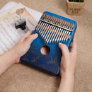 Mahogany Gradient Crane 17 Keys Kalimba Musical Instrument Wood Thumb Piano