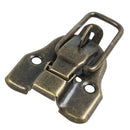 Cabinet Boxes Duckbilled Metal Toggle Latch Catch Hasp Bronze Tone
