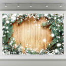 Christmas Backdrop Wood Board Photography Background Cloth Photo Studio Decor