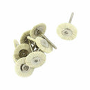 10pcs 35mmx3mm Straight Shank Polishing Buffing Wheel Brush Tool S2Z2