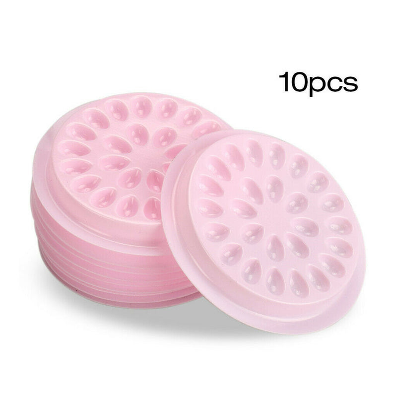 20x Plastic Eyelash Extension Glue Holder Tattoo Pigment Cups Supplies