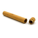 Portable Natural Bamboo Toothbrush Case Tube For Travel Eco Friendly Hand Made