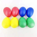 8pcs Playful Plastic Percussion Musical Egg Maracas Egg Shakers Kids Toys-  S8P3