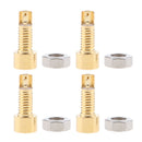 4 Pieces Pure Copper MMCX Connectors Headset Earphone Solder Connector