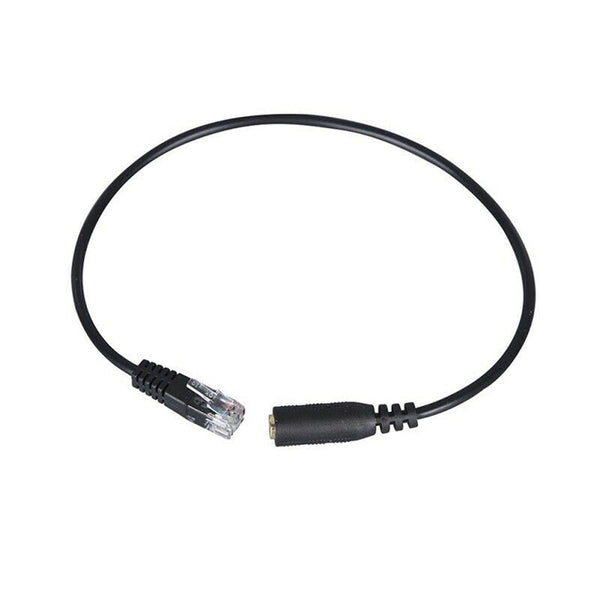 Headset Buddy 3.5mm Smartphone Headset To RJ9 Phone Adapter Cable Useful Jack ME