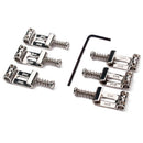 6pcs Guitar Bridge Saddles + 3R3L Guitar Tuning Pegs for   Guitar