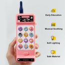 Retro Phone Baby Early Educational Toys For 3 6 9 12 Month Newborn Pink