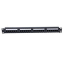 1X(UTP 24 Port Rj45 Patch Panel Rack Cable Wall Mounted Bracket Connector R